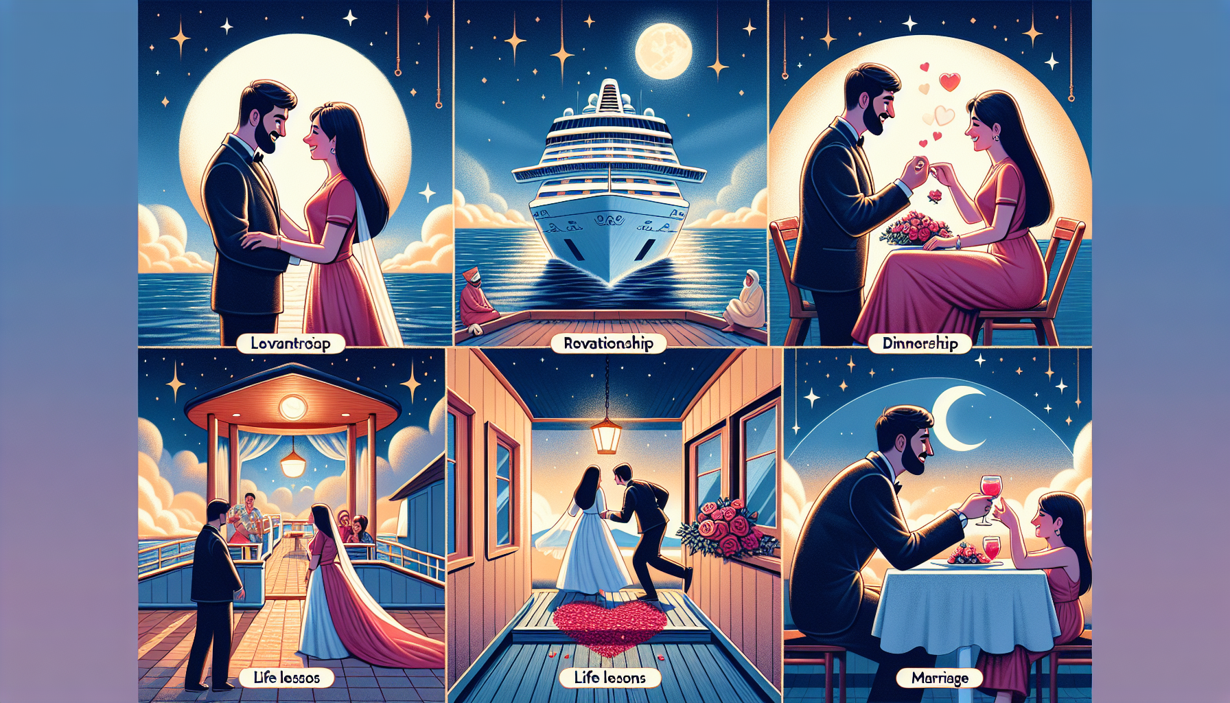 크루즈 여행에서 시작된 사랑의 여정: 관계에서 결혼까지의 인생 교훈